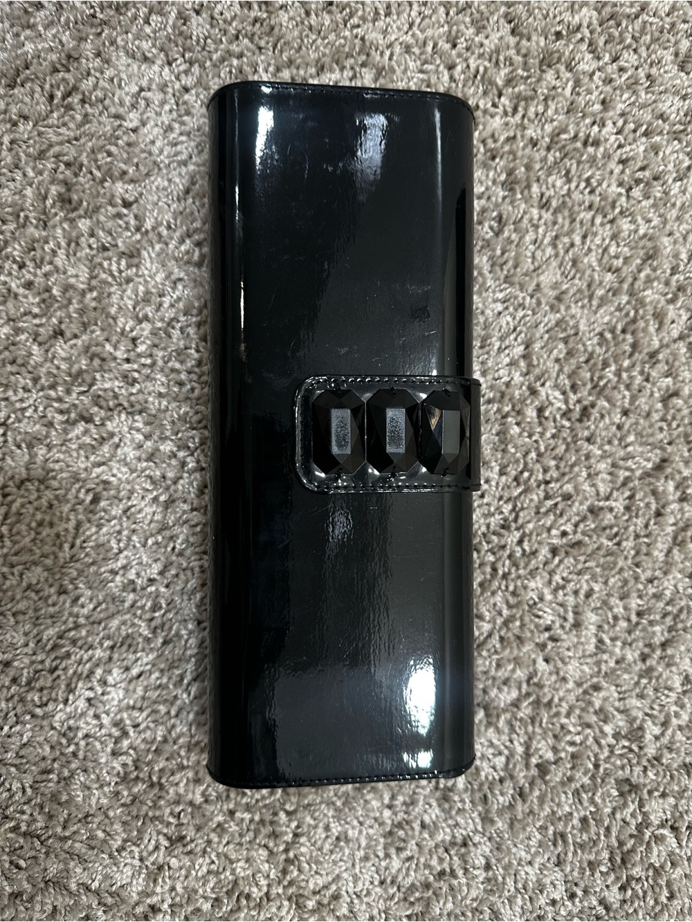 Lancome Red Satin Lining with Branded Black Label Clutch